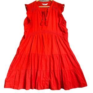Sonoma Orange Sleeveless Dress